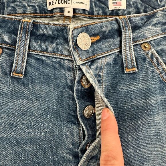 RE/DONE Originals Ultra Low Rise with Stretch in Medium Dusty 30 - Picture 7 of 13